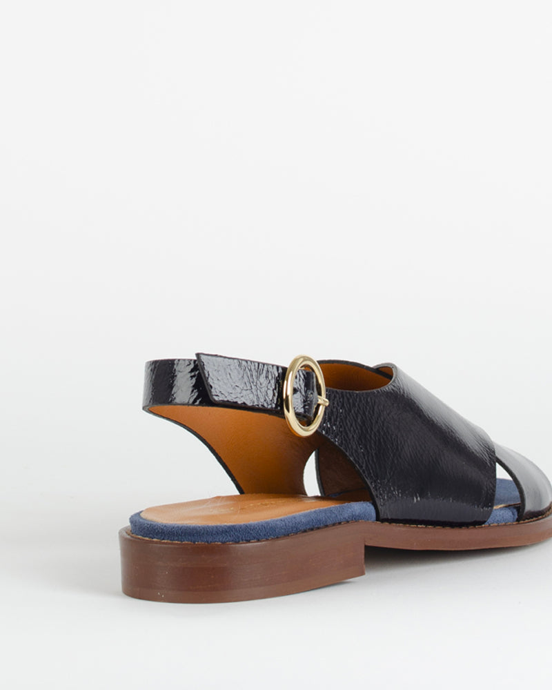 Sandales plate croisee les venues