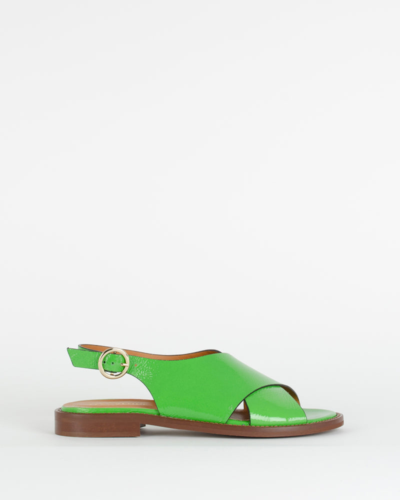 Sandales plate croisee les venues