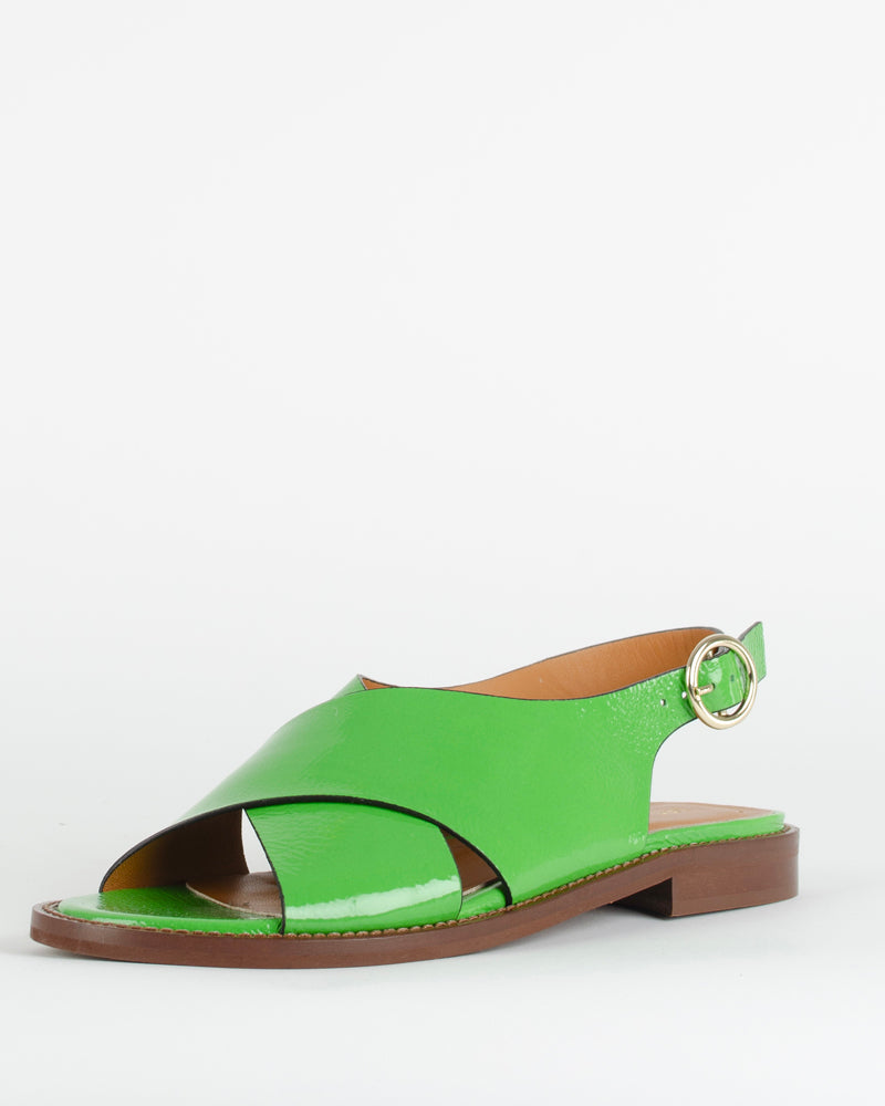 Sandales plate croisee les venues