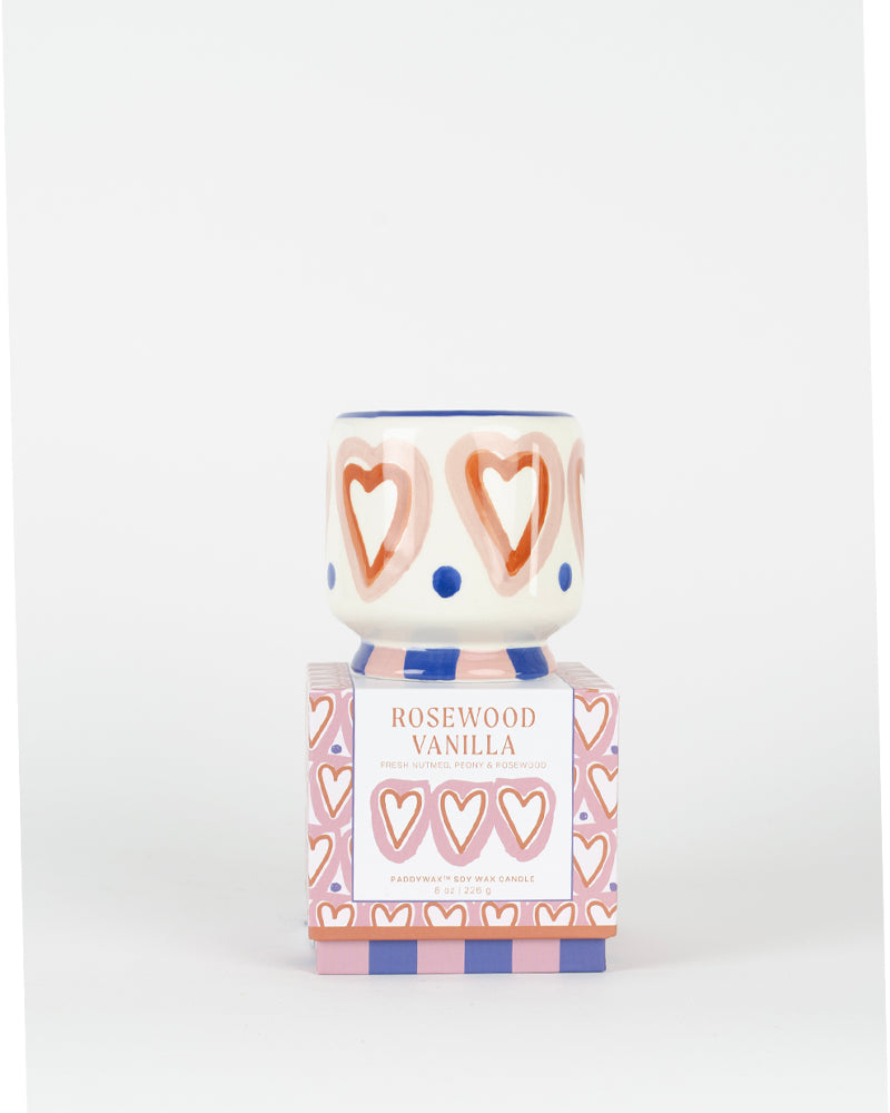 Bougie hearts ceramic paddywax