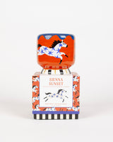 Bougie horse ceramic