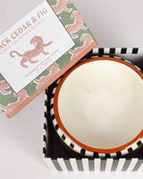 Bougie tiger ceramic
