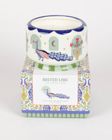 Bougie peacock ceramic