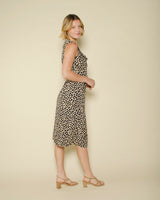 Robe fleurs rouje