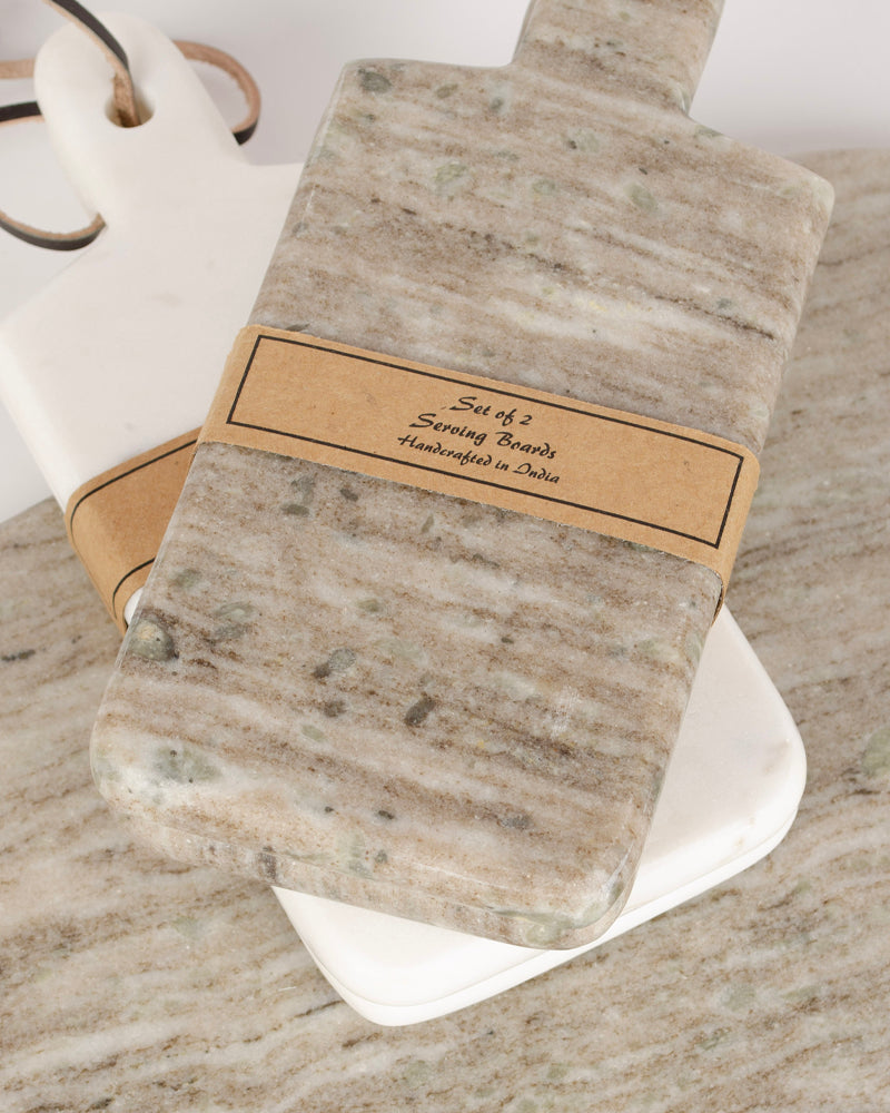 Set 2 planches marbre