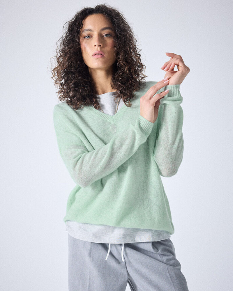 Pull col v mc absolut cashmere