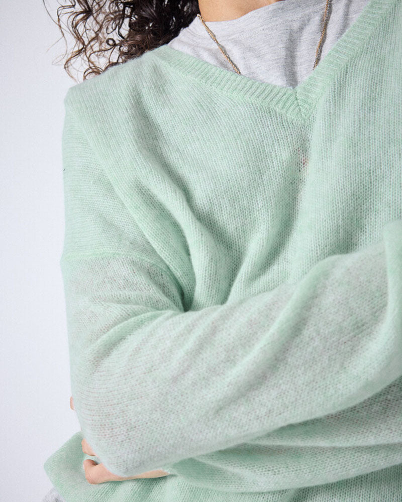 Pull col v mc absolut cashmere