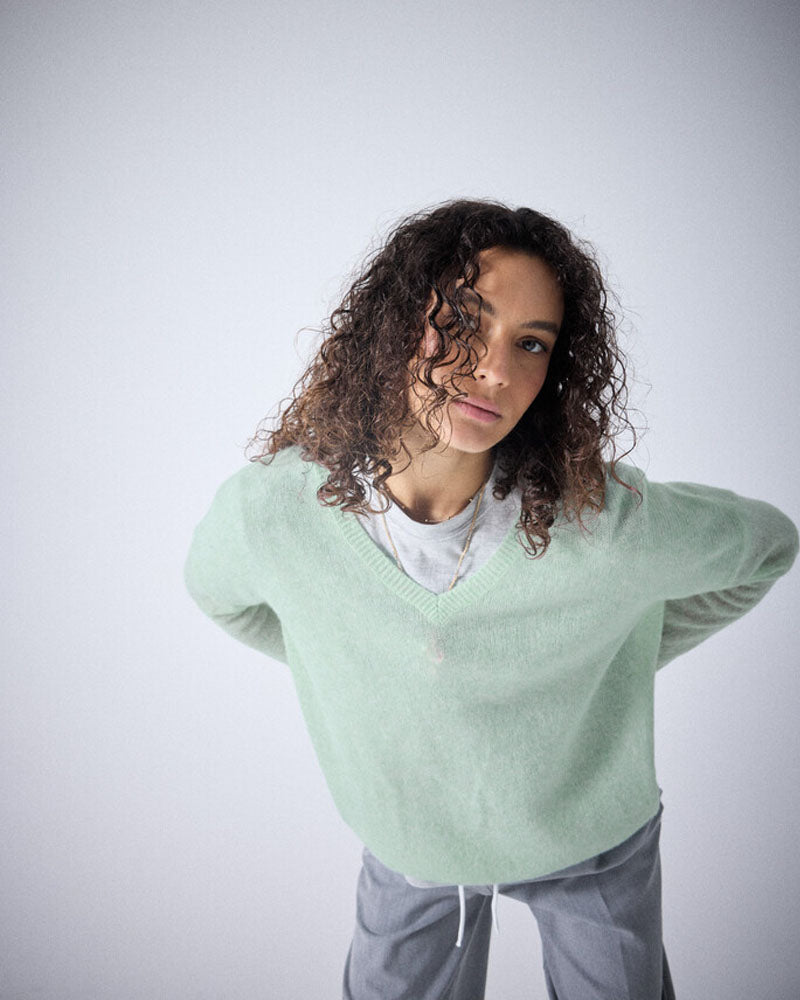 Pull col v mc absolut cashmere