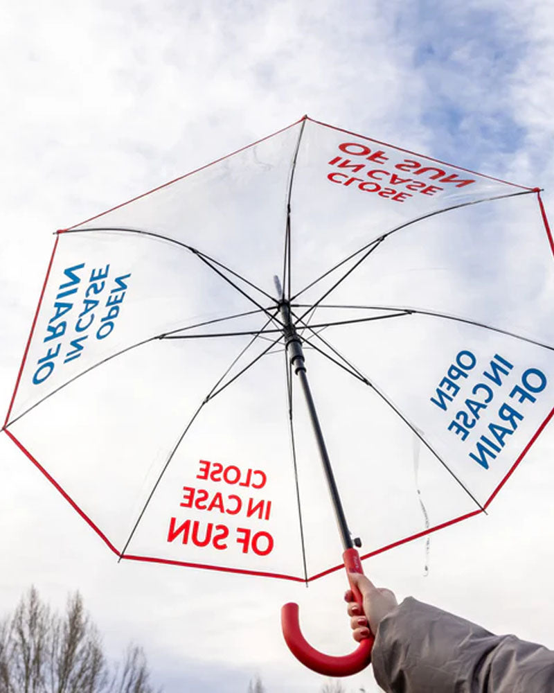 Parapluie open in case of rain fisura