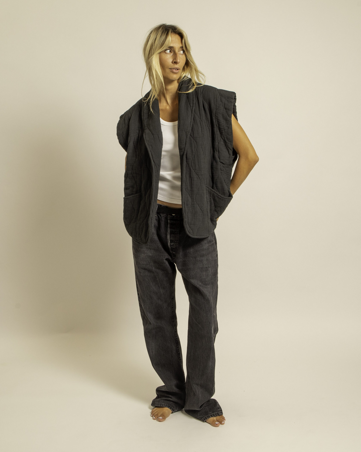 Veste sans manches aokyanos