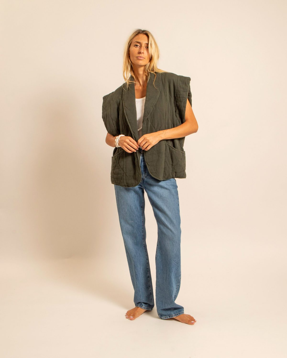 Veste sans manches aokyanos