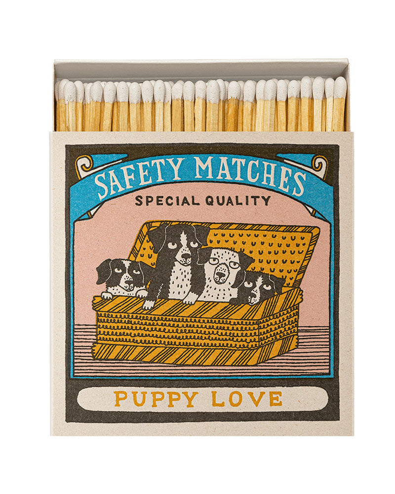 Boite allumettes puppy love archivist