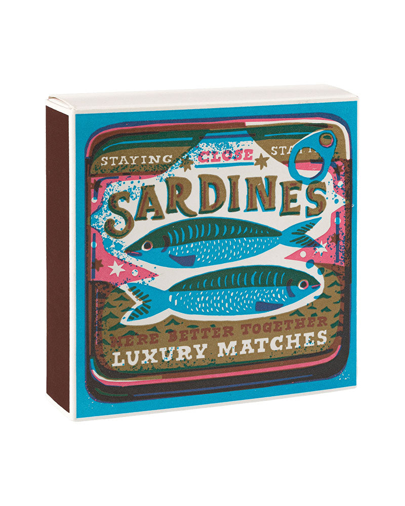 Boite allumettes sardine archivist