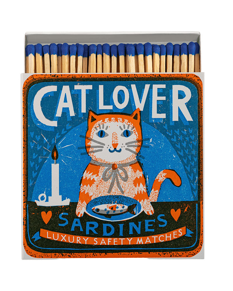 Boite allumettes cat lover archivist