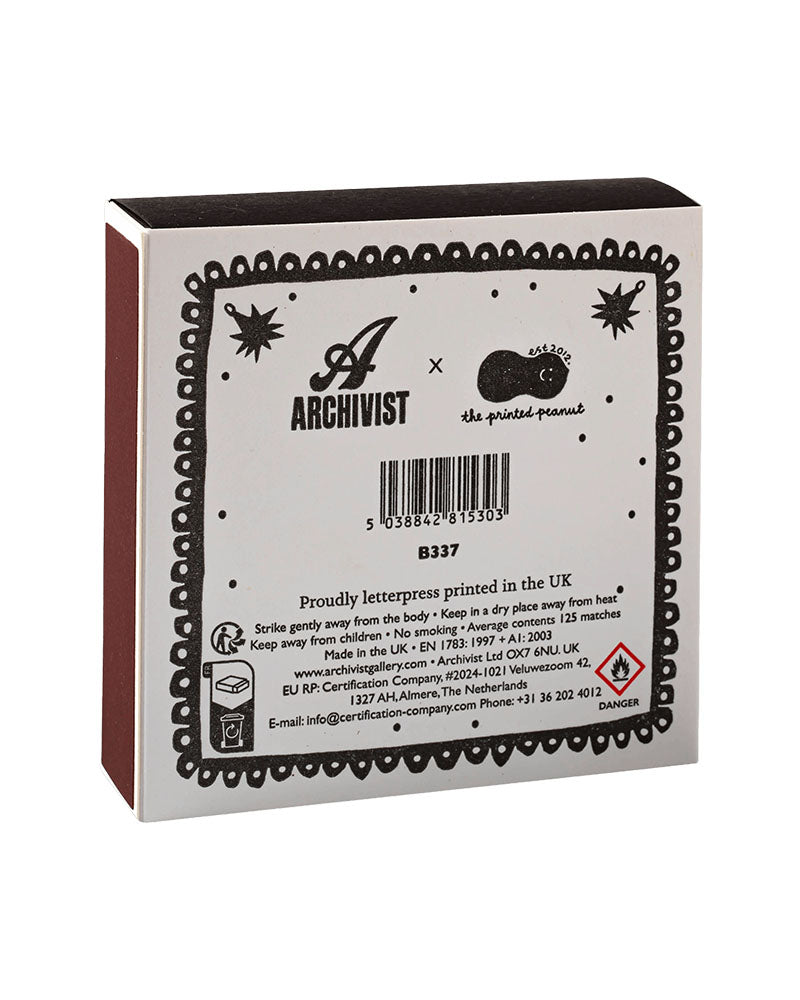 Boite allumettes black miracle archivist