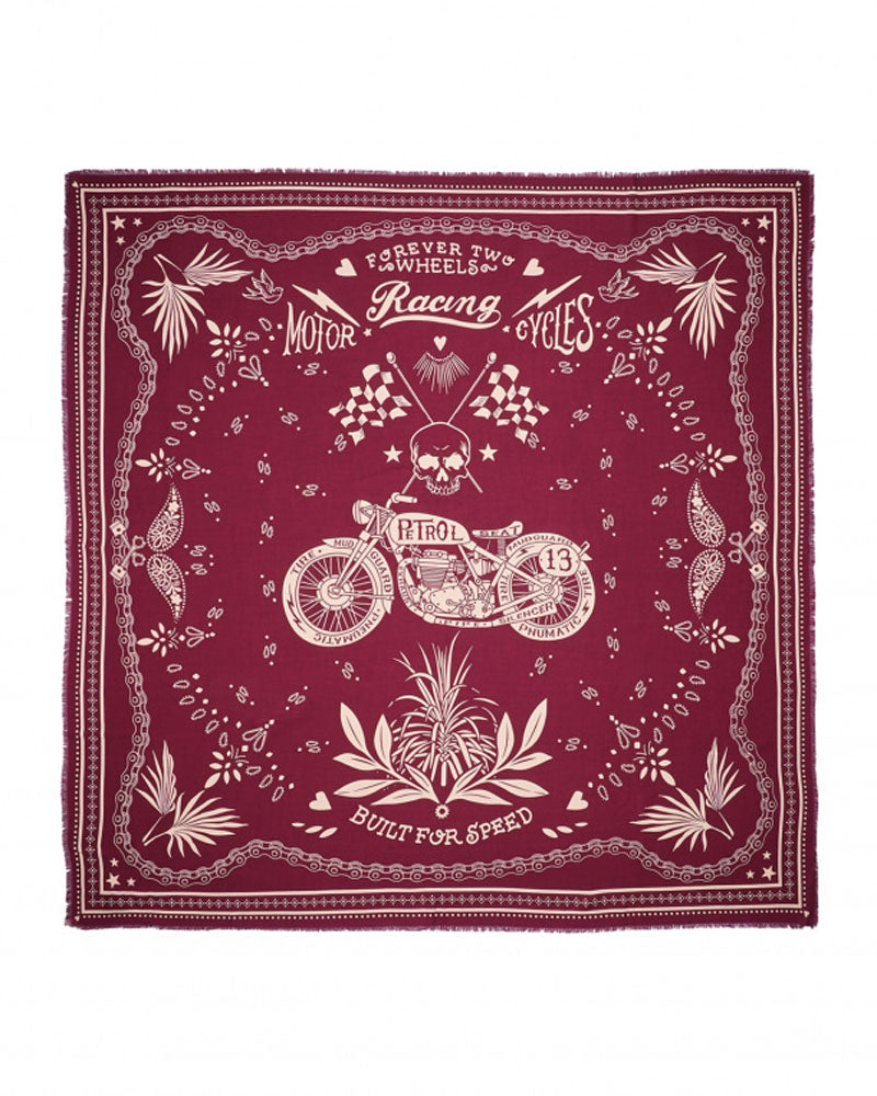 Foulard 130x130 wild