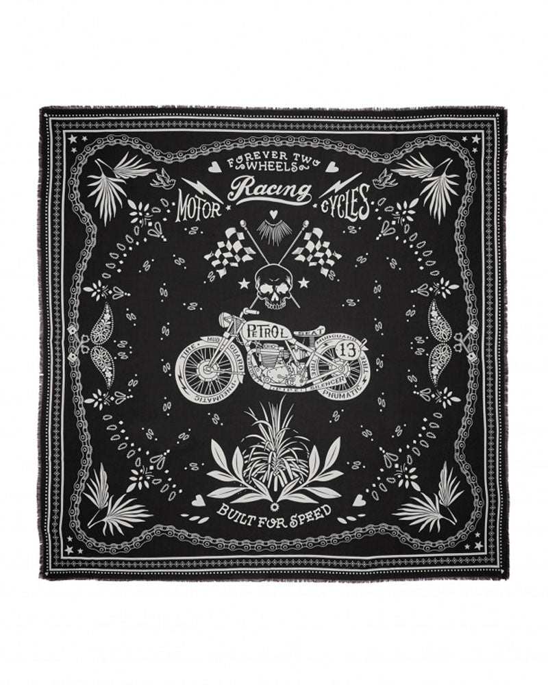 Foulard 130x130 wild