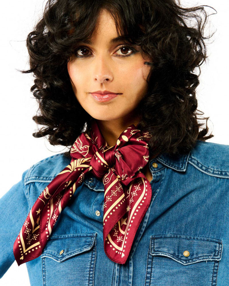 Foulard 90x90 wild