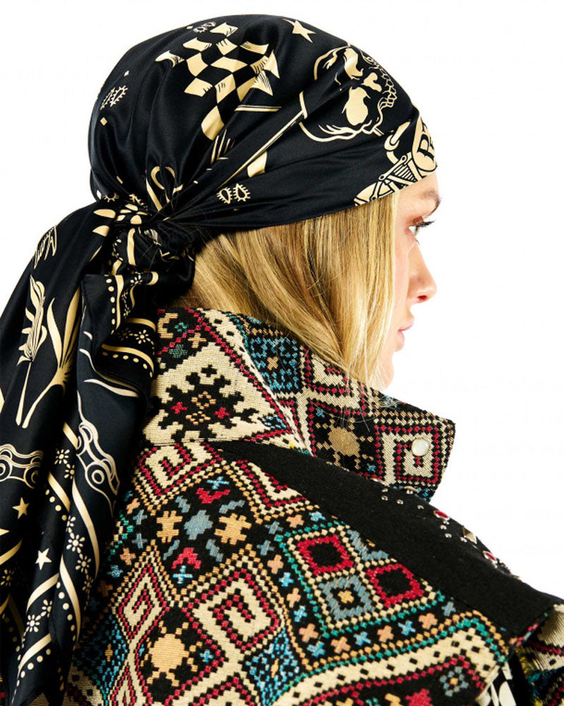Foulard 90x90 wild