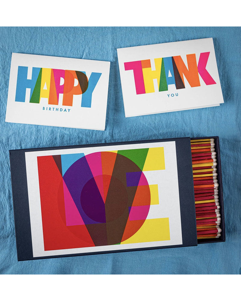 Objets Deco ARCHIVIST - Boite allumettes xl love archivist