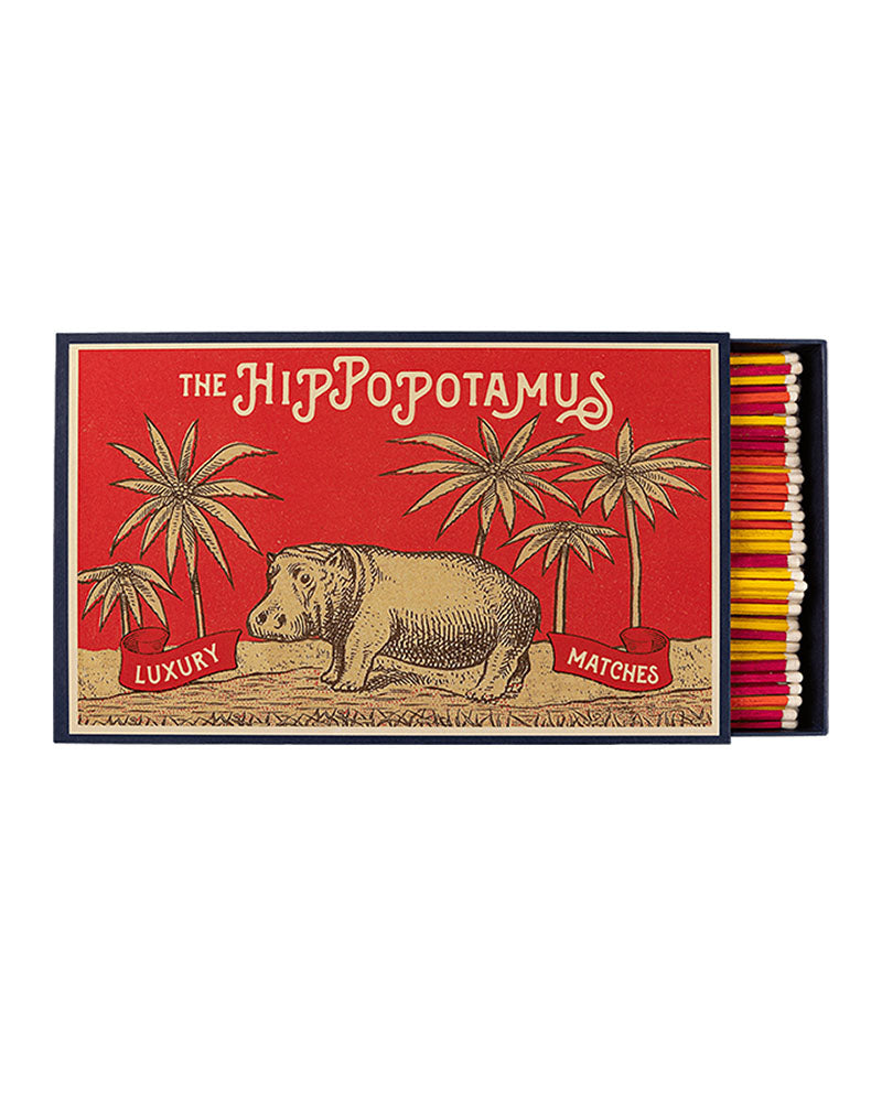 Boite allumettes hippopotamus archivist