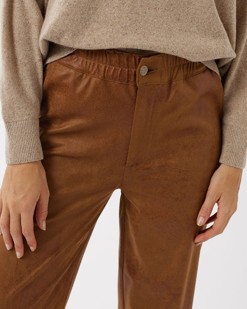 Pantalon cuir vegan maevy concept