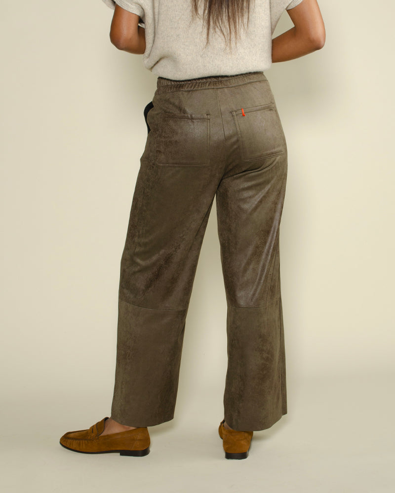 Pantalon cuir vegan maevy concept