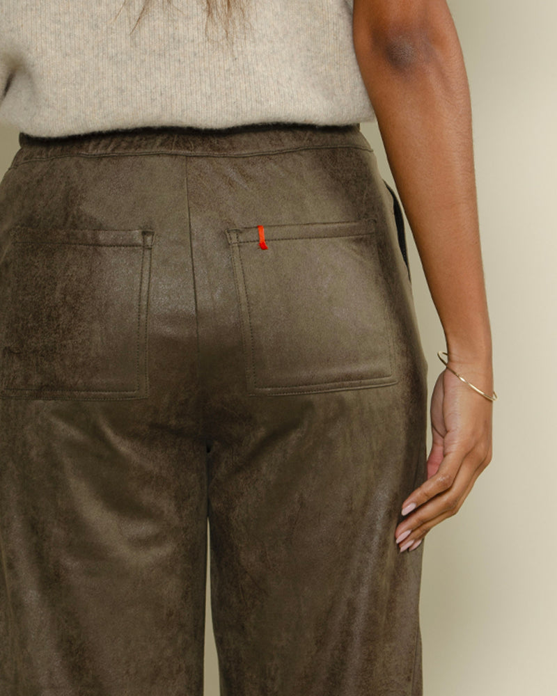 Pantalon cuir vegan maevy concept