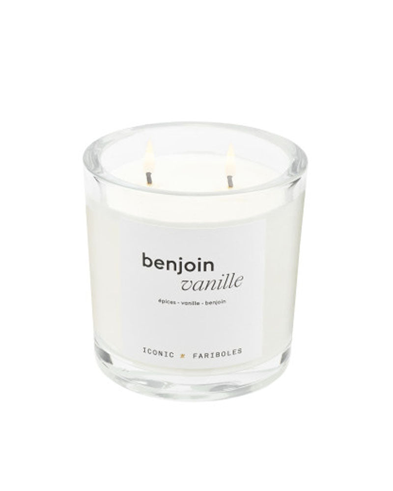 Bougies FARIBOLES - Bougie benjoin vanille 320g fariboles