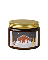 Bougie creche de noel 400g fariboles