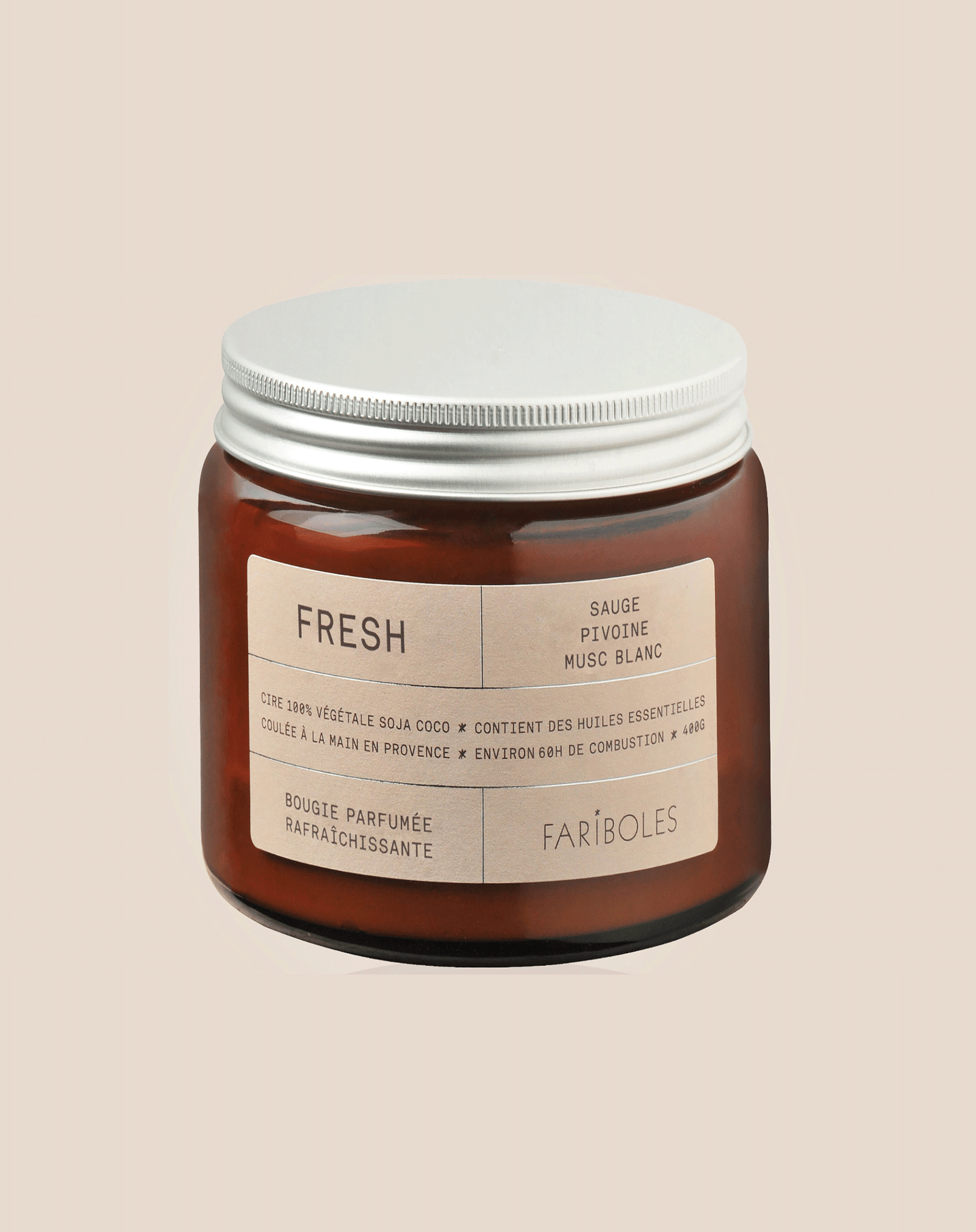 Bougie fresh 400g fariboles