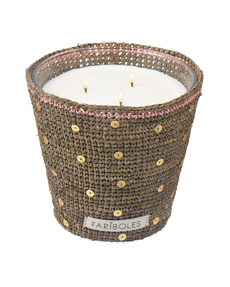 Bougie paillettes 400g fariboles