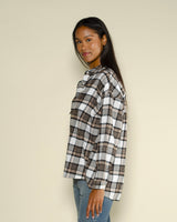 Chemise carreaux start with gratitude