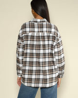 Chemise carreaux start with gratitude