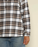 Chemise carreaux start with gratitude