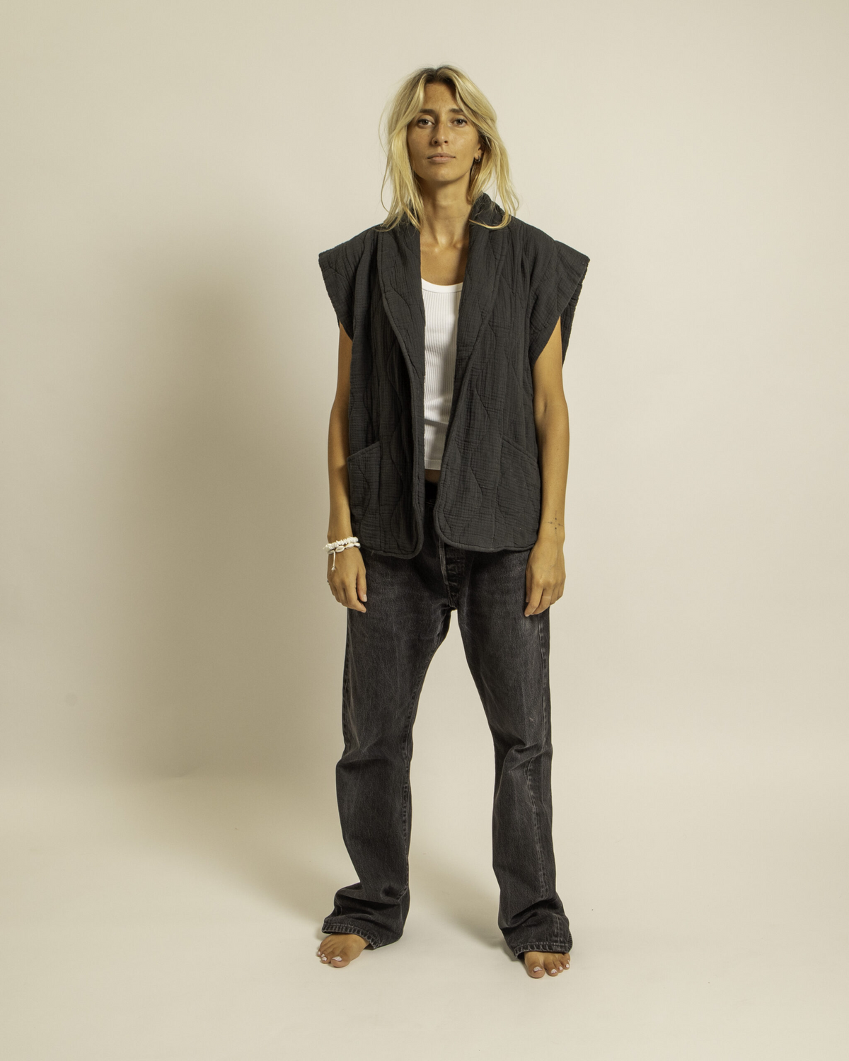 Veste sans manches aokyanos