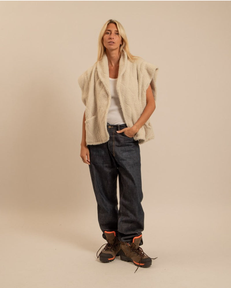 Veste sans manches sherpa aokyanos