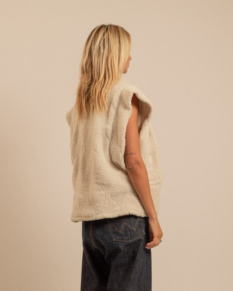 Veste sans manches sherpa aokyanos