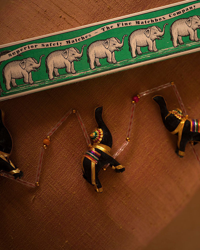 Boite allumettes green elephant archivist