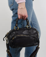 Sac carre anse tissu campomaggi
