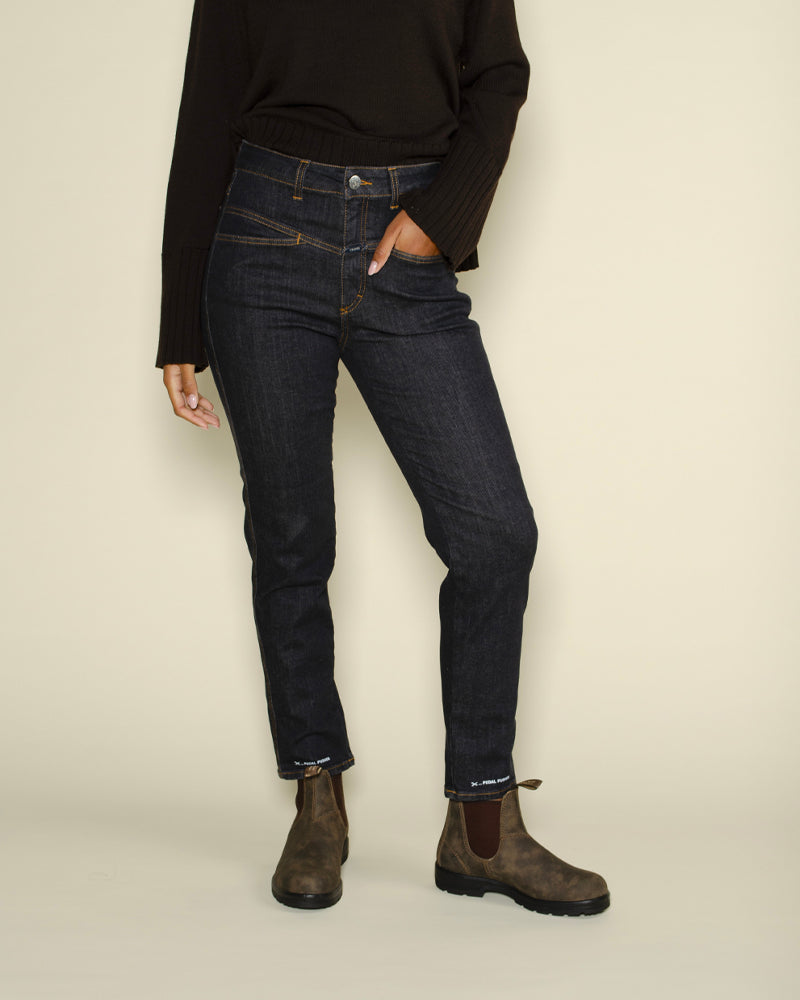 Jean pedal closed women