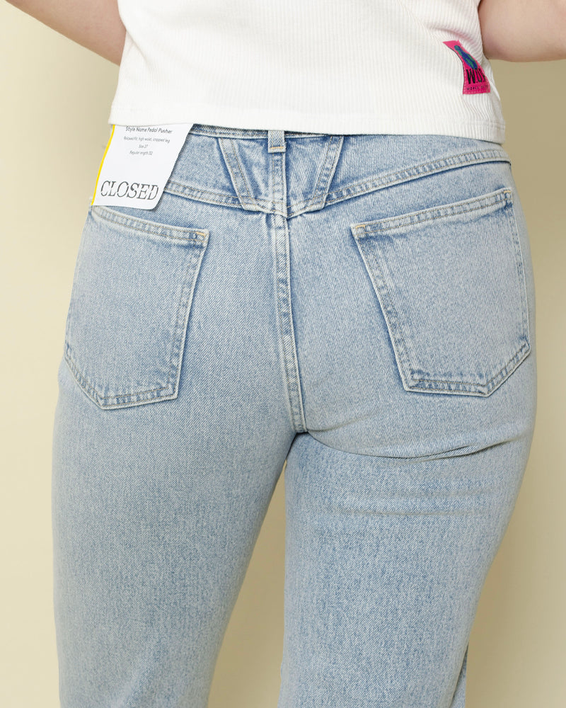 Jean pedal pusher closed women