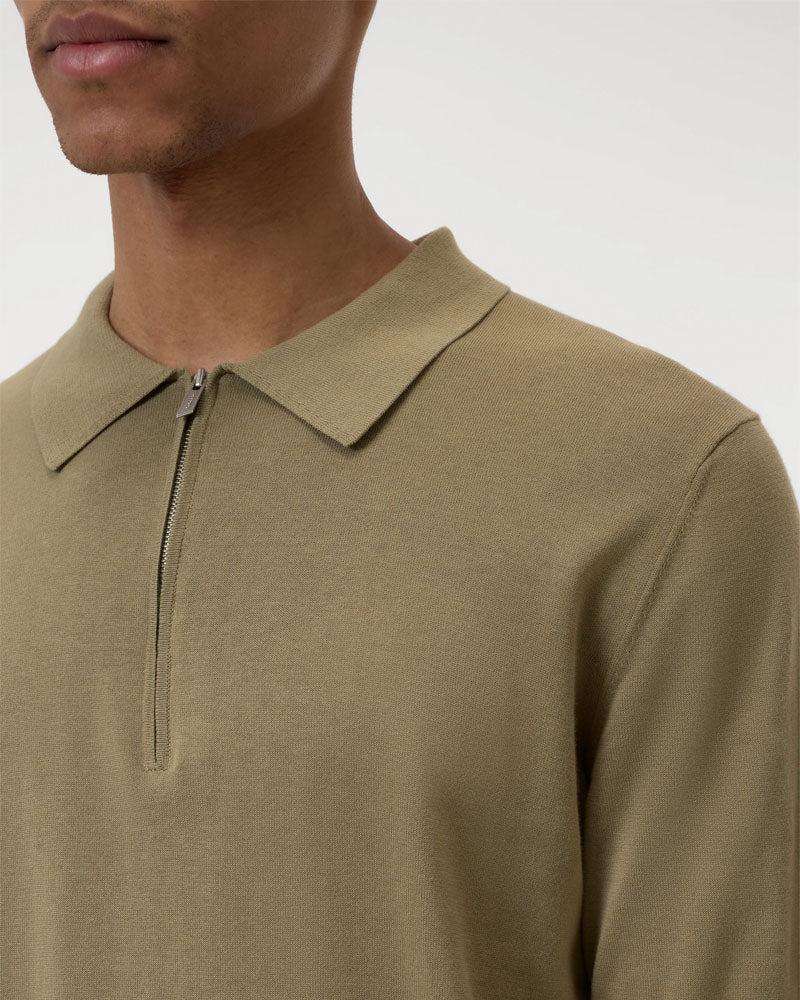 Polo zip closed