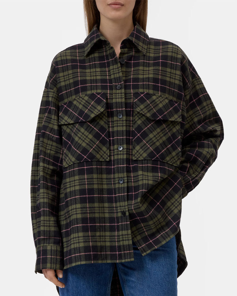 Sur chemise tartan