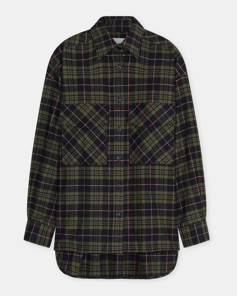 Sur chemise tartan
