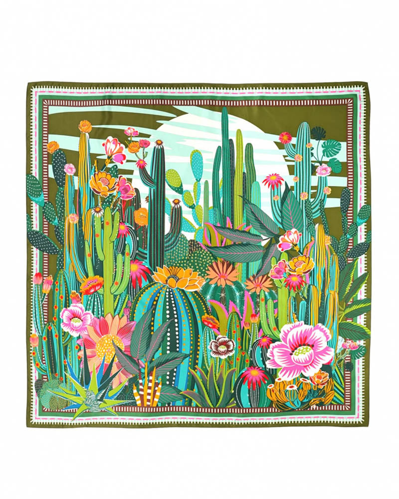 Foulard cactus