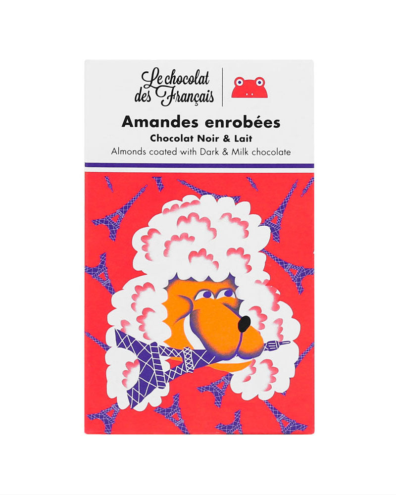 Amandes enrobees le chocolat des francais