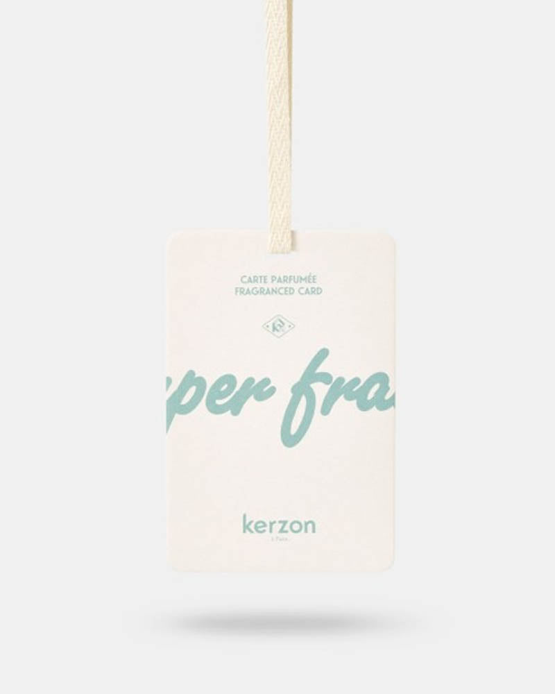 Carte parfumee super frais kerzon