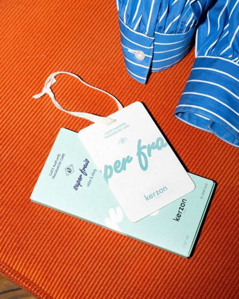 Carte parfumee super frais kerzon
