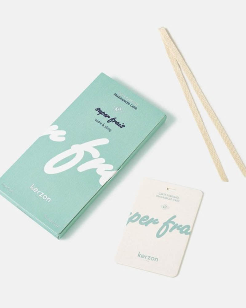 Carte parfumee super frais kerzon